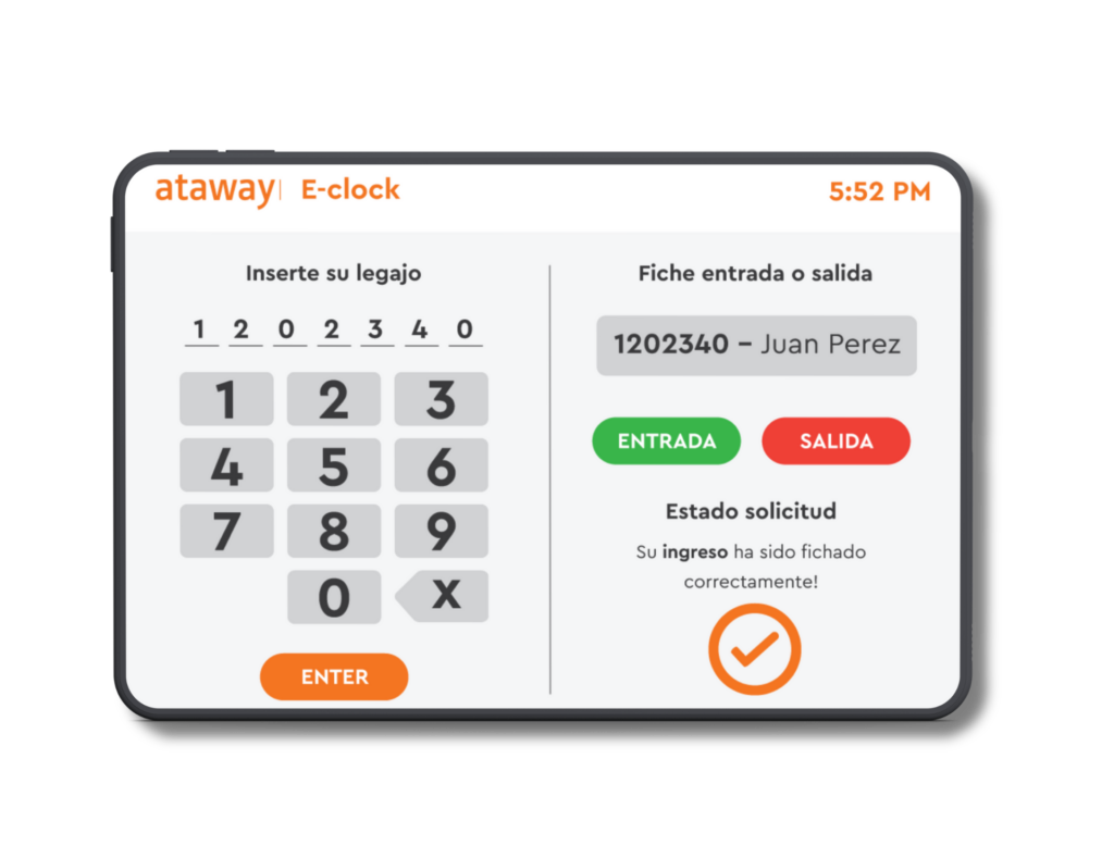 Ataway e-clock